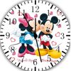 Mickey Minnie Mouse Wall Clock Frameless Silent Nice For Gifts or Decor G92