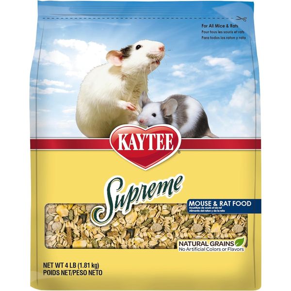 Supreme Pet Mouse and Rat Food, 4 Lb