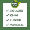 1000 Count Pure Via Stevia Sweetener Packets Zero Calorie Sugar Substitute