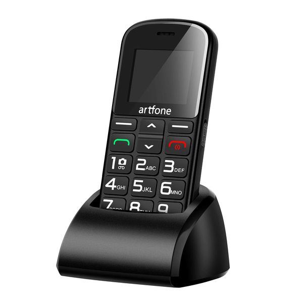 artfone CS182 Big Button Mobile Phone, Senior Unlocked Mobile Phone with Dock and 1400mAh Battery.