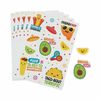 Fiesta Fun Foods Sticker Sheets, Stationery, 24 Pieces