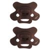 Difrax - Natural Pacifier - 20+ Months - Brown - Pack of 2