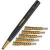 Ecobra Eraser Pen (Brush Pen + 5 Spare Erasers, Brass Wire Eraser)