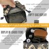 IronSeals 2 Pack Tactical Molle EDC Pouch Multi-Purpose Compact Pack Water-Resistant Utility Pouch with Flag Patch
