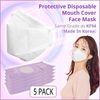 [Made In Korea] Protective Disposable Face Mask (White) (4 Layer) (5 Pack)