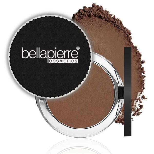 bellapierre Compact Mineral Foundation SPF 15 | Vegan & Cruelty Free | Hypoallergenic | Full Coverage - 10 Grams - Chocolate Truffle