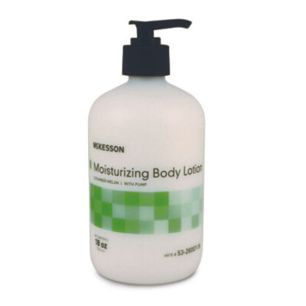 McKesson Moisturizer 18oz Pump Bottle Lotion Cucumber Melon Scent 1 Count 6 PACK
