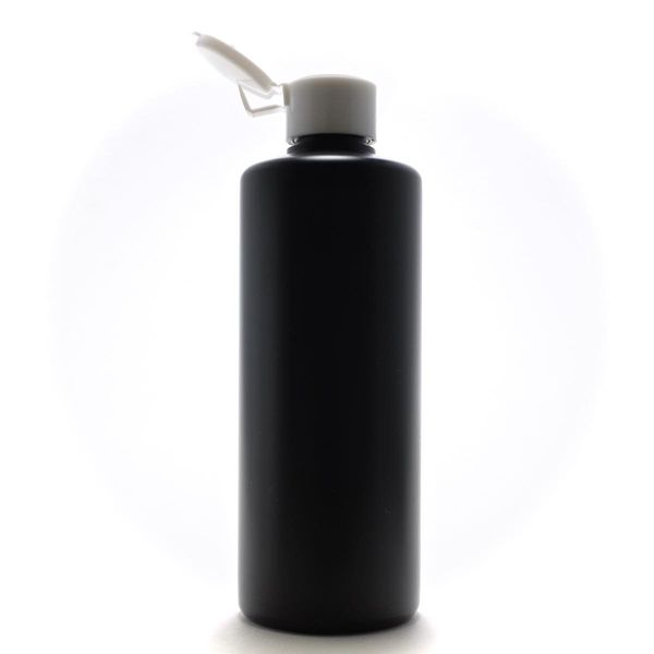 Plastic Container, 10.1 fl oz (300 ml) PE Straight Bottle [Bottle: Black]