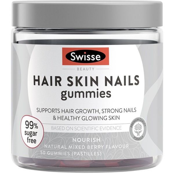 Hair Skin Nails Gummies 50 Swisse Beauty