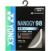 YONEX Badminton Strings, Nanogy 98 (0.66 mm), NBG98, Silver Gray