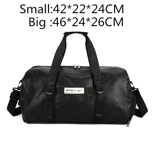 Small Gym Bag for Men and Women, Black Gym Backpack with Shoe Compartment
