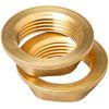 Brass Replacement 3/4" BSP Flanged Metal Bath Tap Backnut - 1 Pair