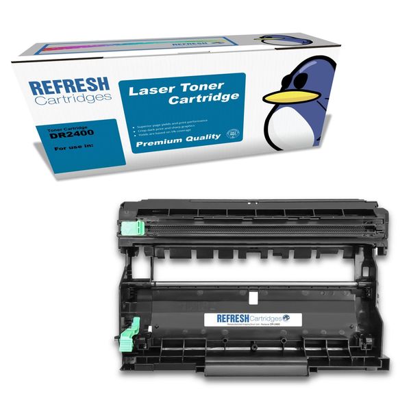Refresh Cartridges Remanufactured Ink Cartridge Replacement for Brother DR2400 (Black Drum)