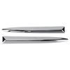 Front Bumper Upper Chrome Trim, Front Bumper Upper Chrome Trim Compatible with FIAT 500 2007-2015