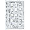 Vison4ever Flowchart Flow Chart Stencil Template for School College & Computer Data Design Easy to Use