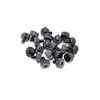 Micro Connectors 20-Pack 6#-32x5 M3.5 PC Computer Case Thumb Screws- Black (SCW-20M355B)