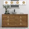 sourcing map 10pcs Gold Cabinet Knobs, Zinc Alloy Drawer Knobs with Screws, Kitchen Hardware Drawer Pulls for Cupboard Wardrobe Dresser Drawer