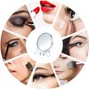 4" Round Makeup Cosmetic Mirror 360 Degree Rotation Two Side Mirror Magnifier