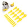 Tire Changer Protector, 20pcs ABS Plastic Tyre Changer Mount Demount Head Duck Insert Rim Protector