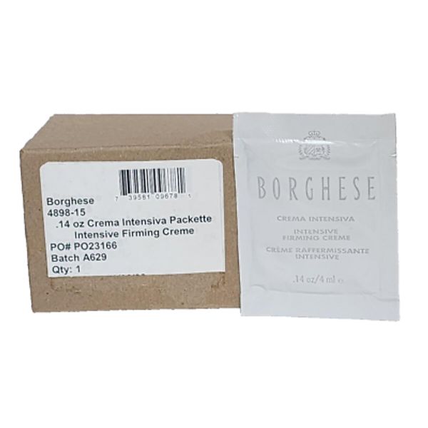 BORGHESE CREMA INTENSIVA FIRMING CREME 0.14 oz pack 25 pcs