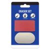 TRTO 2 Pack Erasers Strong Rubbers Rub Out School Office Writing