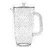TarHong Bubble Pitcher with Lid, Clear, 100 oz., Premium Plastic