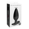 ElectraStim Silicone Noir Rocker Butt Plug, Large