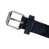 CTM Elastischer geflochtener Stretchgürtel für Kinder, Schwarz , M