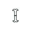 Extra Large Letter I Patchwork Cutter Sugarcraft Equipment Tool