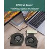 HP OMEN 15 dc CPU & GPU Cooling Fan - Silent, Reduces Temperature