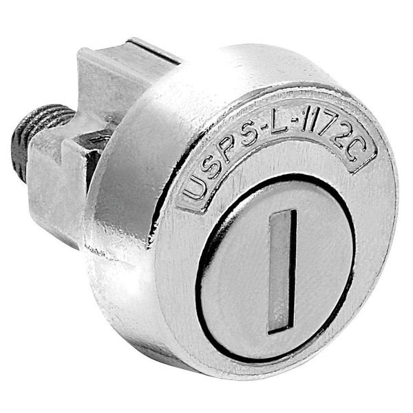 Compx National Pin Tumbler Lock, Bright Nickel