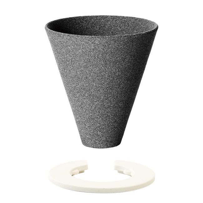 Ash Concept Cerapotta Ceramic Coffee Filter DP-010 SCAJ2023 Sustainable Product Award Winner Cone Gray