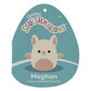 Squishmallows 3.5"" Clip-On Meghan The Bat, Small, Yellow