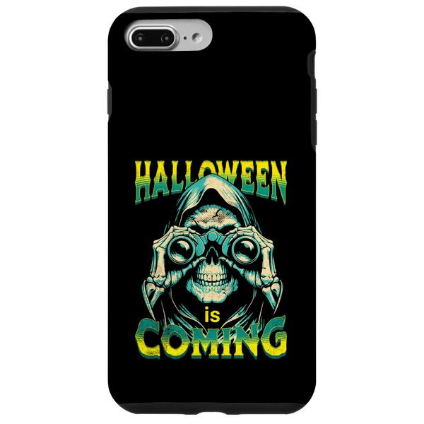 iPhone 7 Plus/8 Plus Halloween's Coming s Skeleton Monk s Scary Face Case