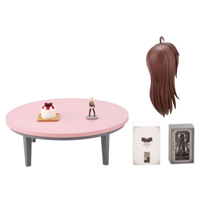 Sosai Girl Garden After School Gourai Birthday Set, Total Length: Approx. 3.7 inches (93 mm), 1/10 Scale, Plastic Model, Molded Color MV008