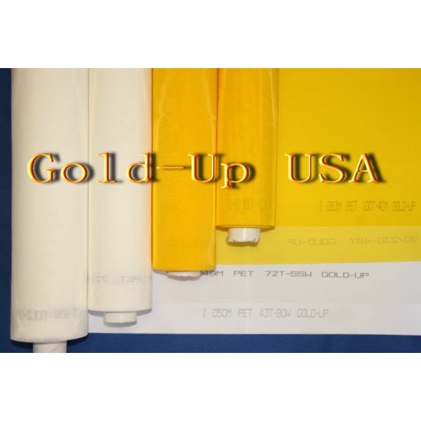 10 yards- 305 Yellow x 63" Width Silk Screen Printing Mesh Fabric