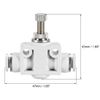 uxcell Air Flow Control Valve Inline Speed Controller Union Straight 0.2 inch (6 mm) Tube Outer Diameter
