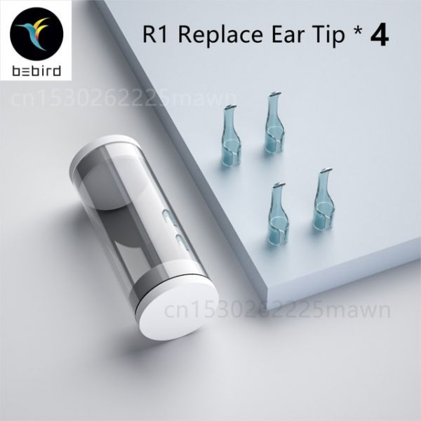 Ear Wax Removal Ear Epilator Cleaner Bebird R1 Original Stick Earpick Health Care 4pcs Replacement Tips Accessories PC, Blue