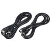 uxcell 2pcs GX12 GX16 2Pin Male/Female Head Aviation Socket Connector Electrical Cable 2m