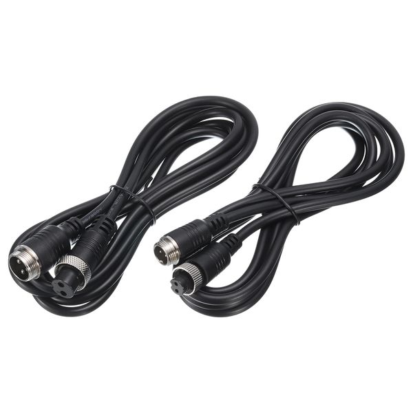 uxcell 2pcs GX12 GX16 2Pin Male/Female Head Aviation Socket Connector Electrical Cable 2m