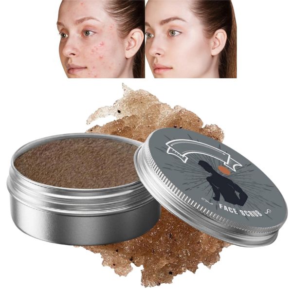 Norse/Organics Scrub,Face Scrub Exfoliator,Norse/Organics Face Scrub,Mens Face Scrub,Deeply Cleaning & Skin Nourishing Cream,Norse/Organics Balm Facial Scrub,Skin Exfoliator,Acne Clearing Cream