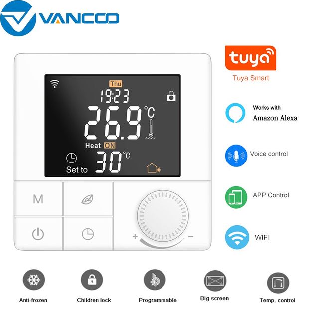 Control Thermostat Google Home  Floor Heating Thermostat Smart