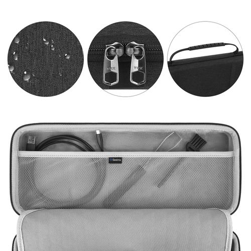 Geekria 65% Compact Keyboard Case, Hard Shell Travel Carrying Bag for 68 Keys Compact Keyboard, Compatible with Keychron K6/ K6 Pro/Keychron Q2 Pro/ Q2 Max, HyperX Alloy Origins 65 Keyboard