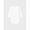 NAME IT Unisex NBNBODY 2P LS SOLID NOOS Body, Bright White, 68