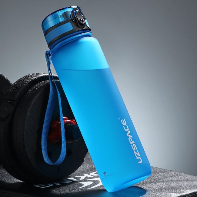 1000ml Plastic Portable Travel Sports Water Bottle