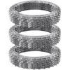 Razor Wires 147ft Razor Wire 3-Roll Double Spiral Galvanized for Garden
