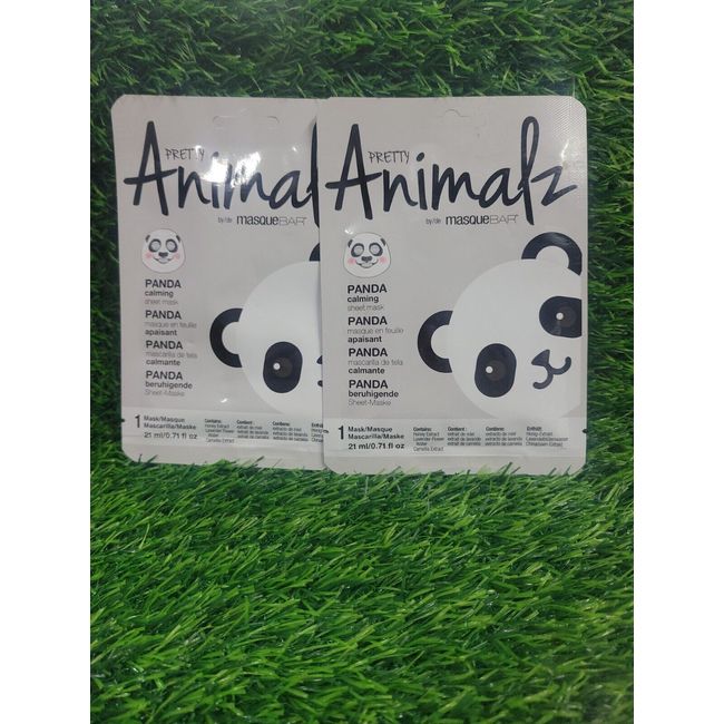 2 PACK Pretty Animalz Panda Sheet Mask