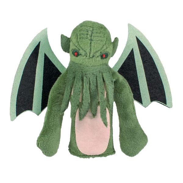 H. P. Lovecraft Cthulhu Plush Finger Puppet and Refrigerator Magnet - Toy for Kids or Adults