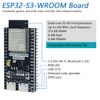FREENOVE ESP32-S3-WROOM Board Lite (2 Pack), Dual-core 32-bit 240 MHz Microcontroller, Onboard Wireless, Python C Code, Example Projects Tutorial