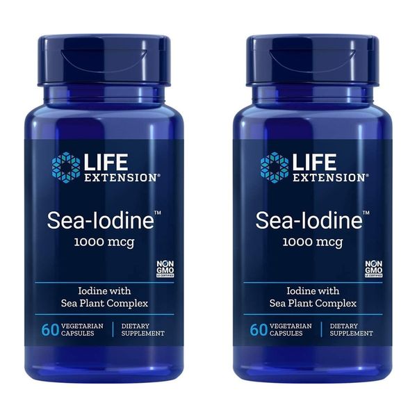 Life Extension Sea-Iodine 1000mcg 60 tablets 2 packs, 1 pc, see product details